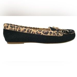 New In Box Jack Rogers Leopard and Black Women's Flats